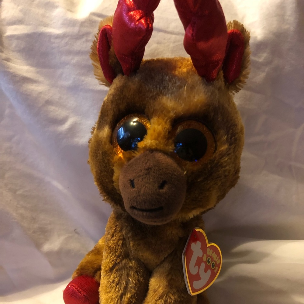Ty Beanie Boo Maple the Reindeer 7”